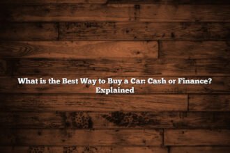 What is the Best Way to Buy a Car: Cash or Finance? Explained