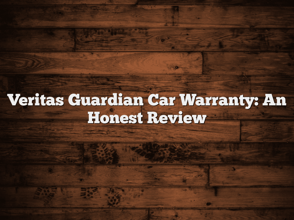 How Good S Veritas Guardian Car Warranty