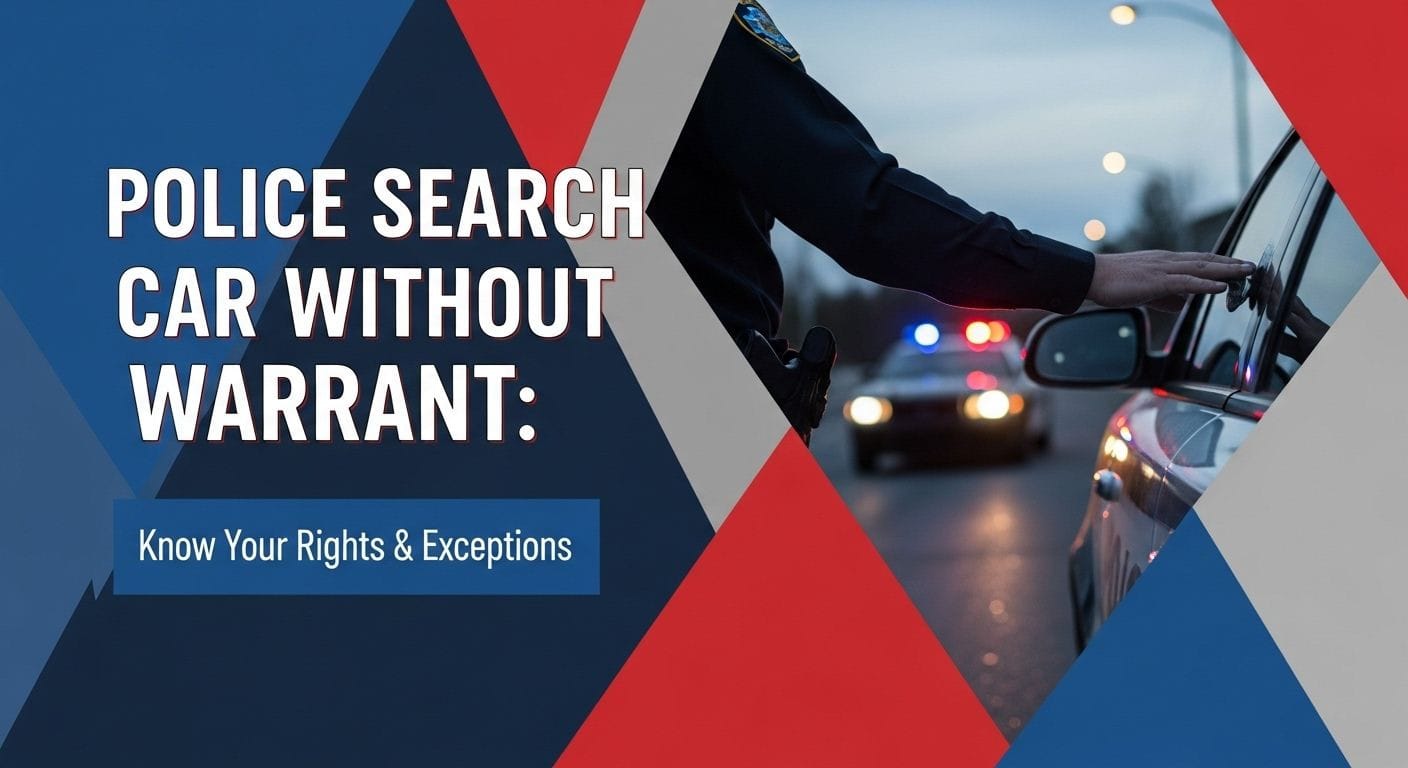 Police Search Car Without Warrant: Know Your Rights & Exceptions