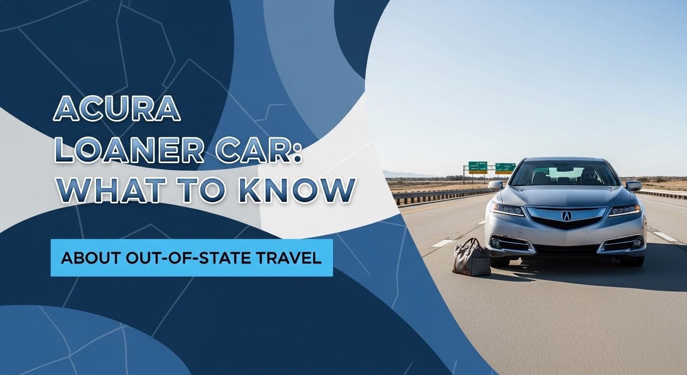 Acura Loaner Car: What to Know About Out-of-State Travel