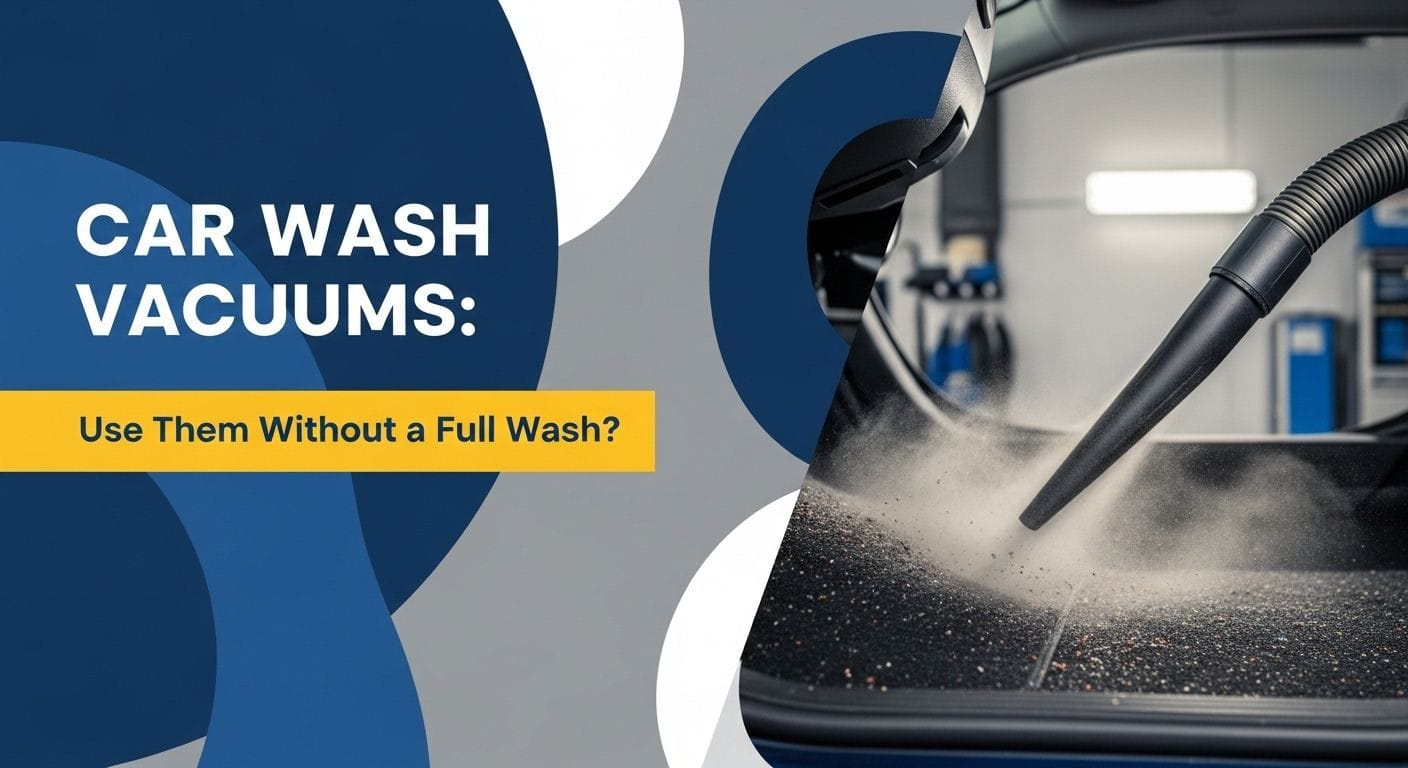 Car Wash Vacuums: Use Them Without a Full Wash?