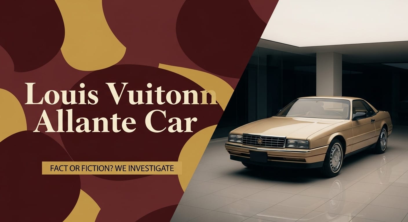 Louis Vuitton Allante Car: Fact or Fiction? We Investigate