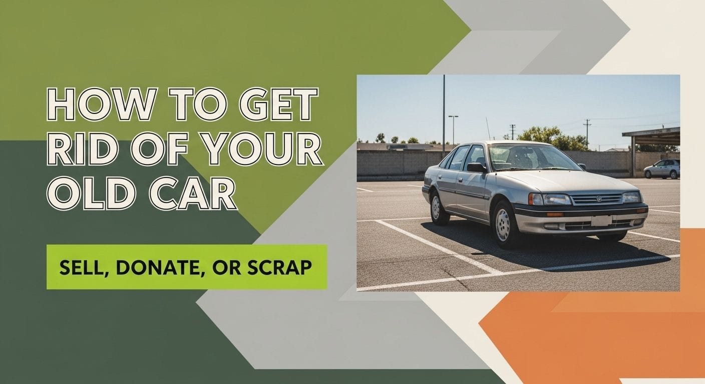 How to Get Rid of Your Old Car: Sell, Donate, or Scrap