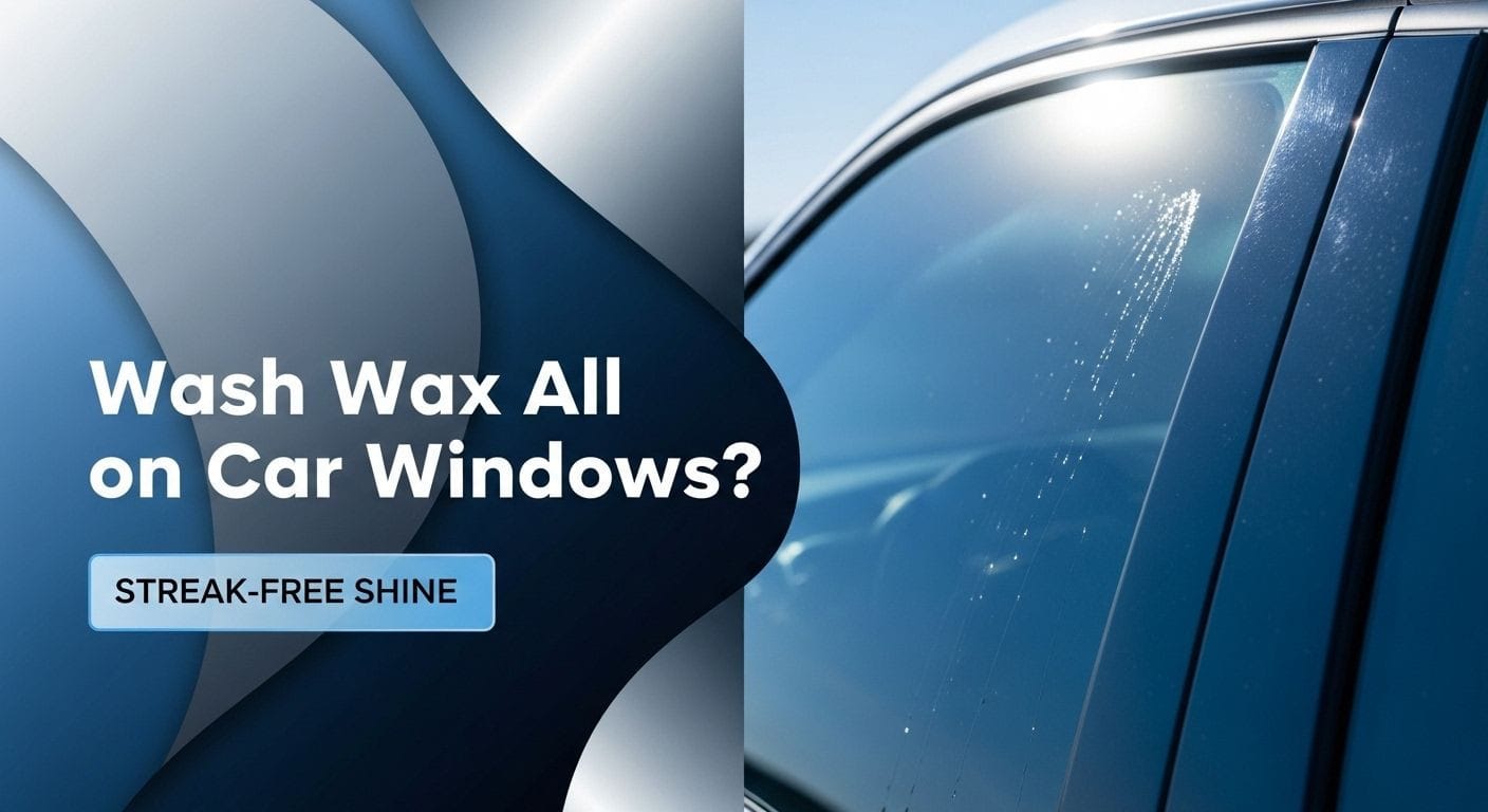 Can You Use Wash Wax All in Car Windows? Get Streak-Free Shine