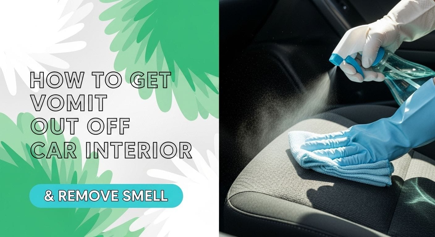 How to Get Vomit Out of Car Interior & Remove Smell