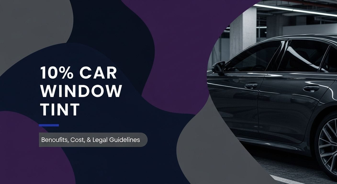 10% Car Window Tint: Benefits, Cost, and Legal Guidelines Explained