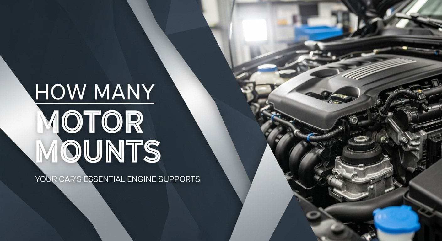 How Many Motor Mounts: Your Car's Essential Engine Supports