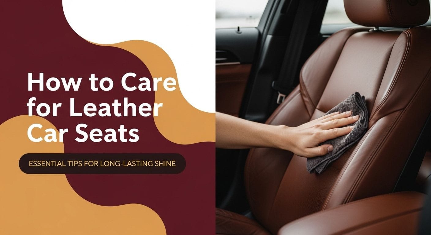 How to Care for Leather Car Seats: Essential Tips for Long-Lasting Shine