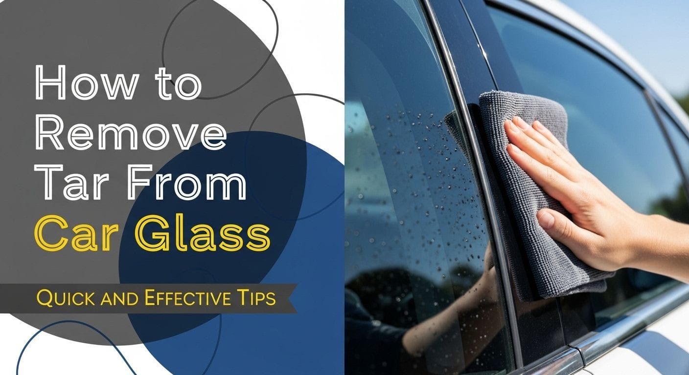 How to Remove Tar From Car Glass: Quick and Effective Tips