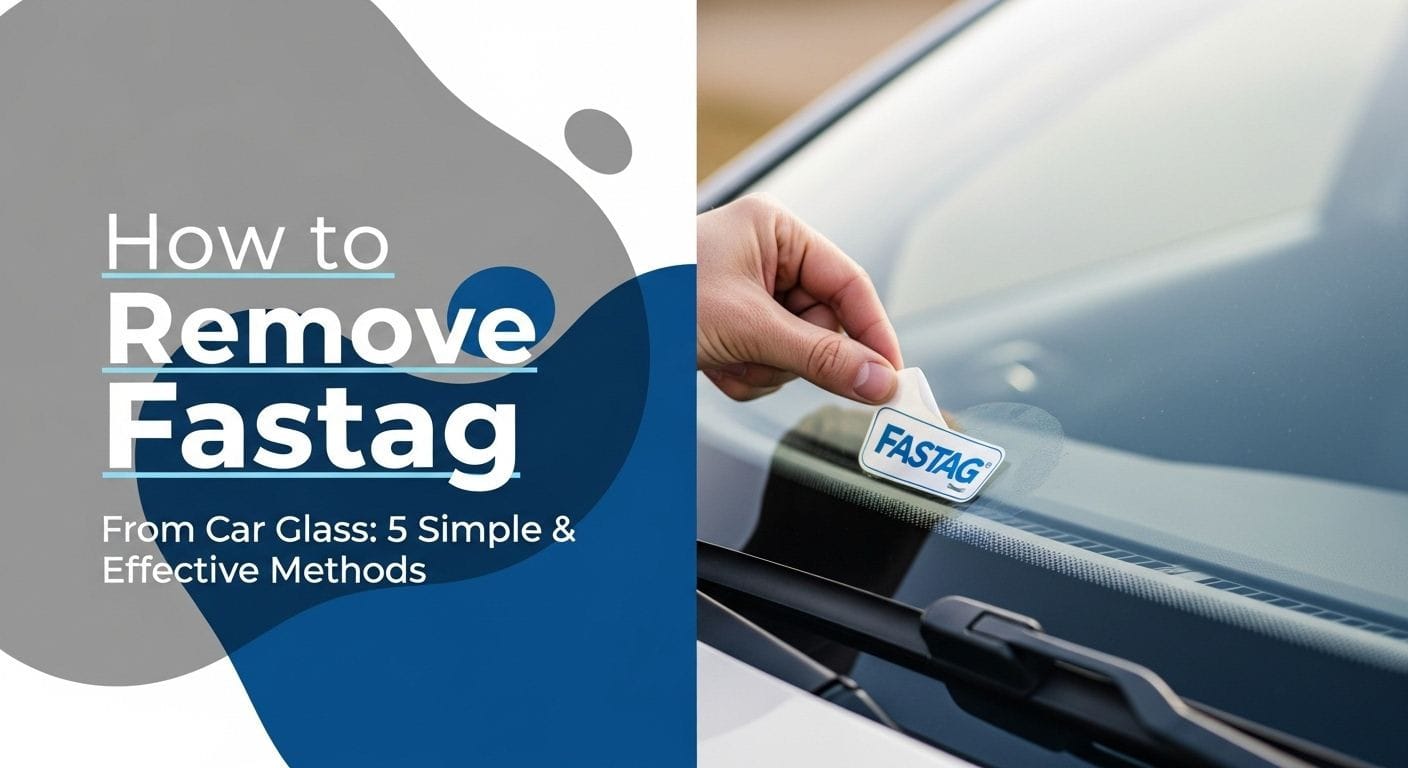 How to Remove Fastag From Car Glass: 5 Simple and Effective Methods