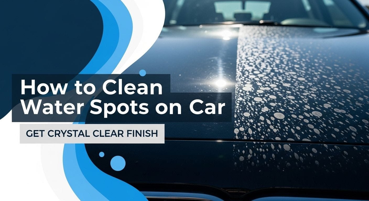 How to Clean Water Spots on Car: Get Crystal Clear Finish
