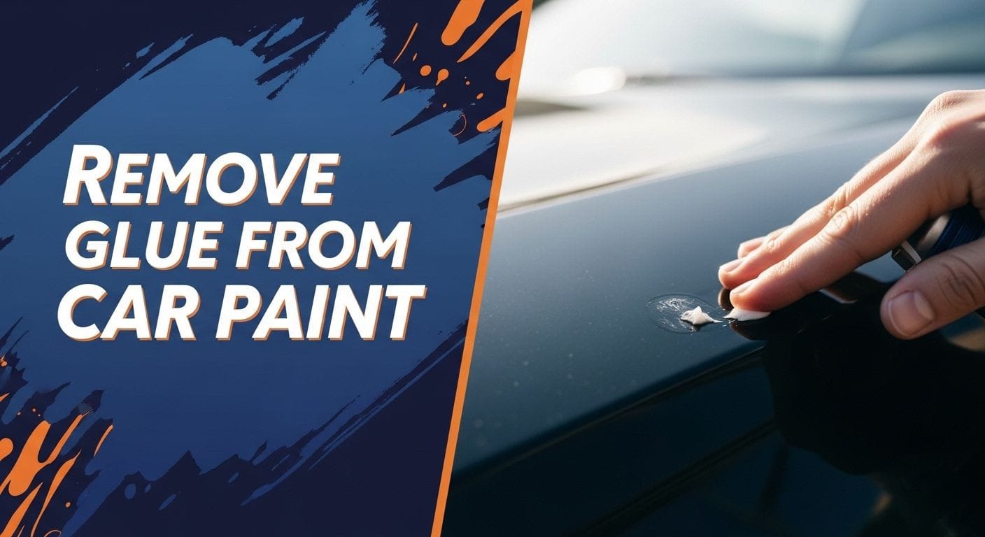 Remove Glue from Car Paint: The Safe & Easy Way