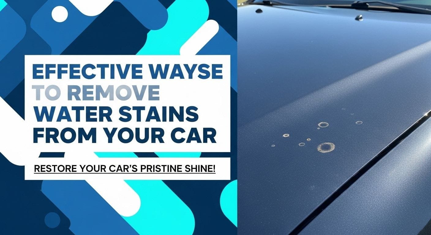 Effective Ways to Remove Water Stains From Your Car - CarXplorer