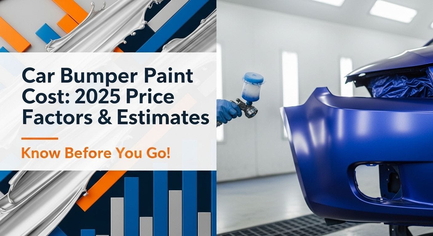 Car Bumper Paint Cost: 2025 Price Factors & Estimates