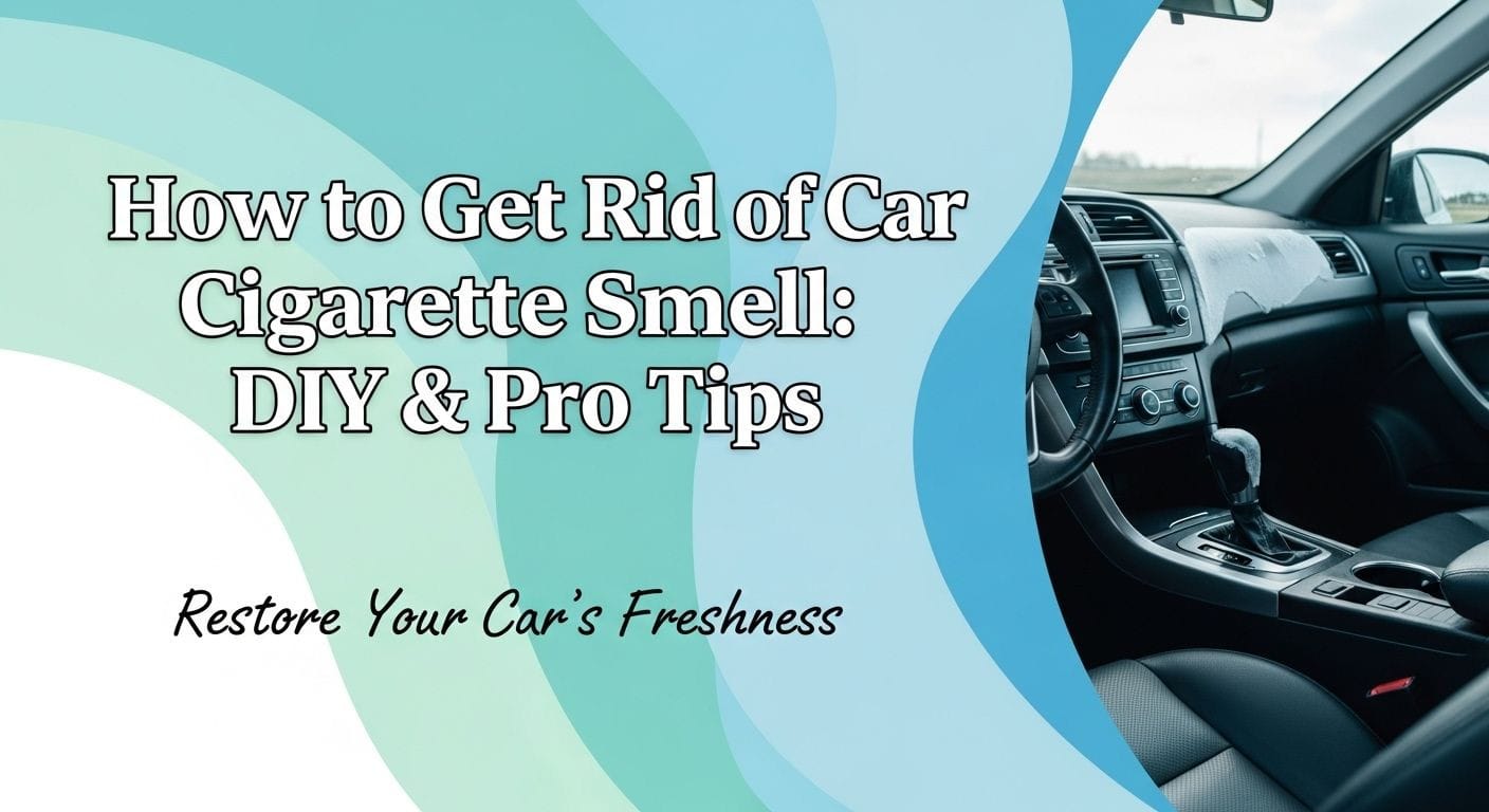 How to Get Rid of Car Cigarette Smell: DIY & Pro Tips