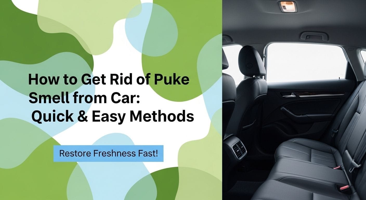 How to Get Rid of Puke Smell from Car: Quick & Easy Methods