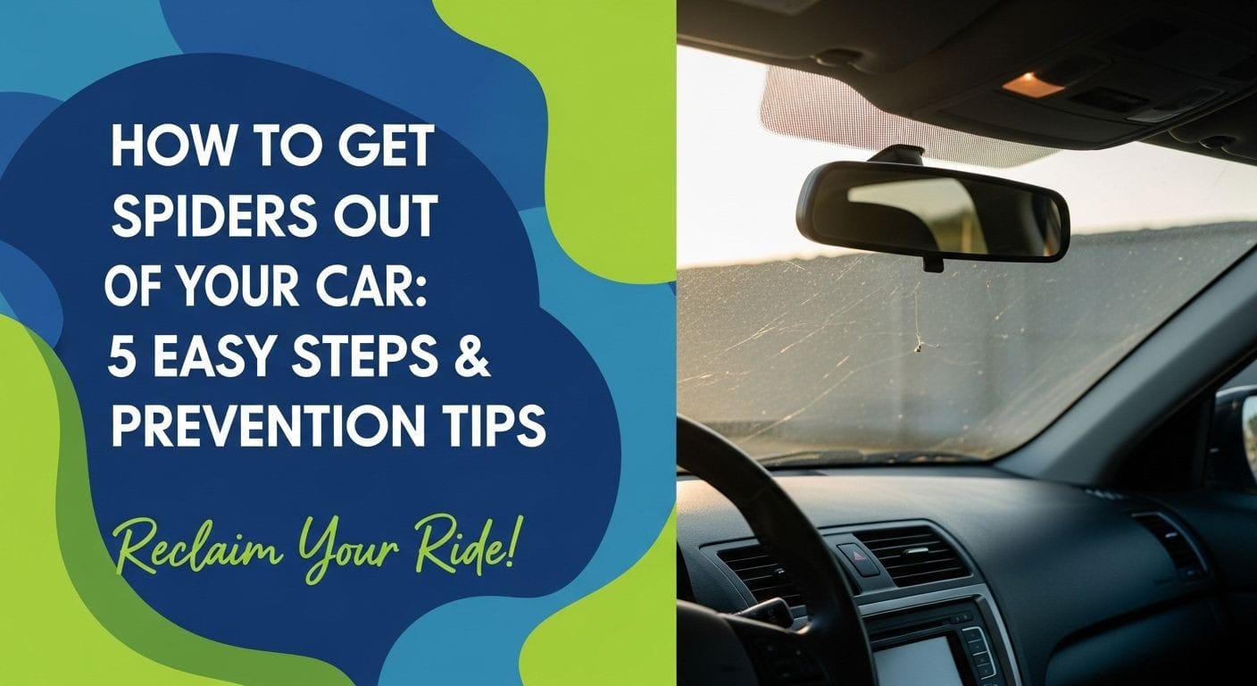 How to Get Spiders Out of Your Car: 5 Easy Steps & Prevention Tips