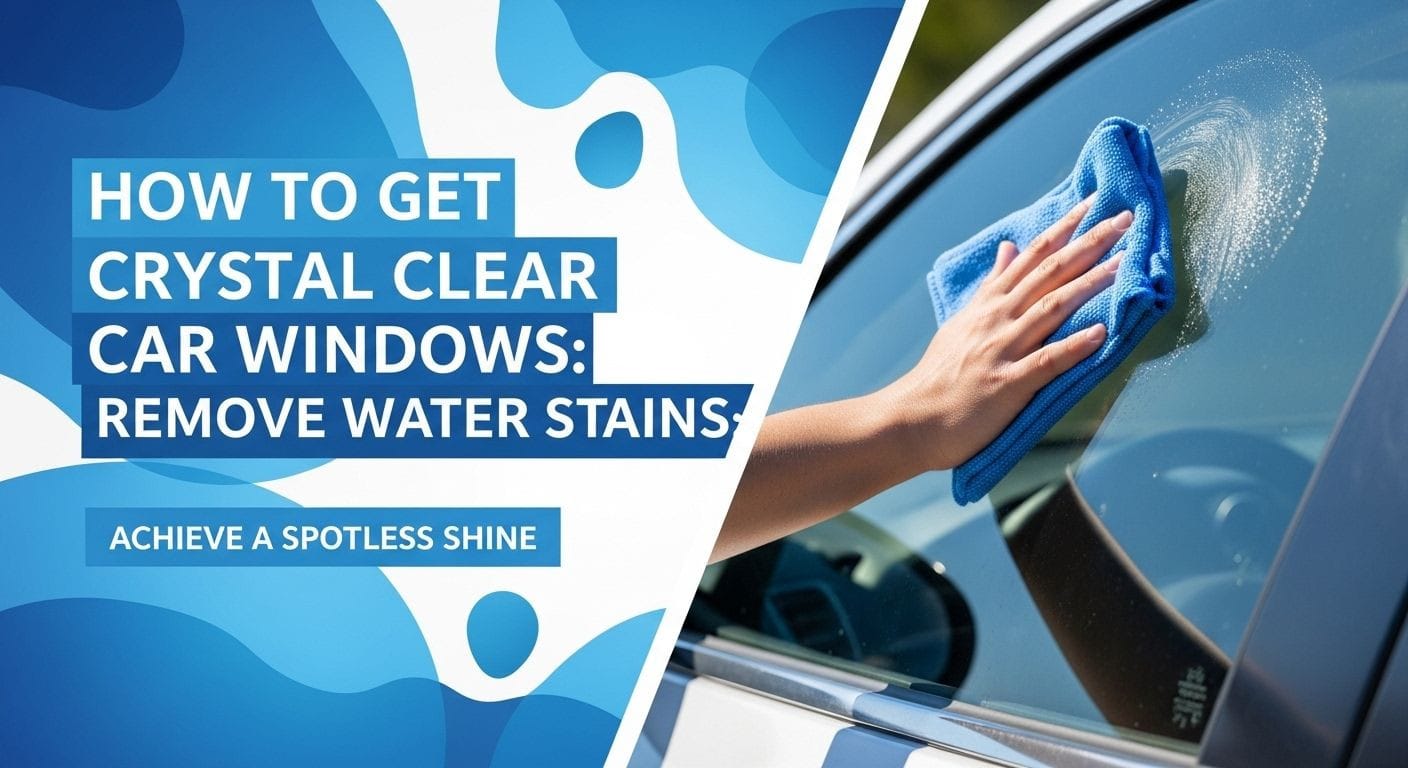 How to Get Crystal Clear Car Windows: Remove Water Stains
