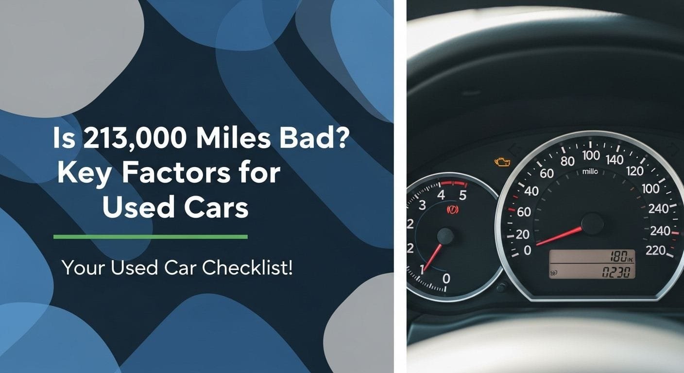 Is 213,000 Miles Bad? Key Factors for Used Cars - CarXplorer