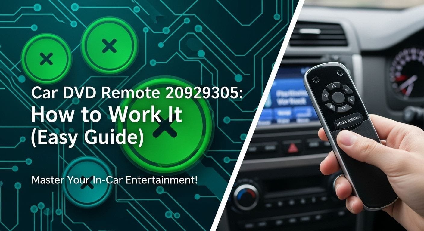 Car DVD Remote 20929305: How to Work It (Easy Guide)