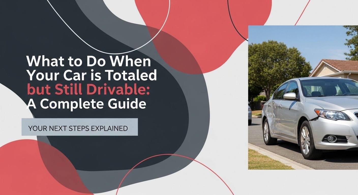 What to Do When Your Car is Totaled but Still Drivable: A Complete Guide