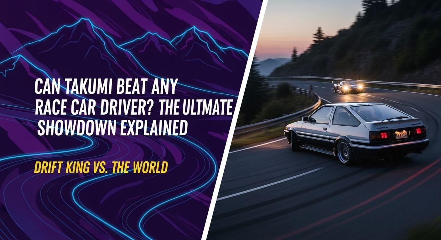 Can Takumi Beat Any Race Car Driver? The Ultimate Showdown Explained 8 Can Takumi Beat Any Race Car Driver? The Ultimate Showdown Explained
