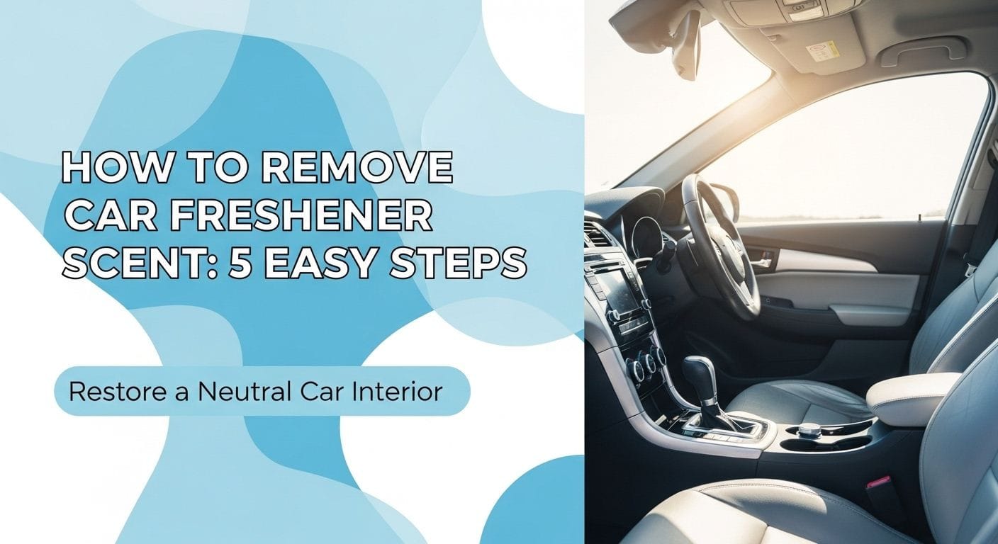 How to Remove Car Freshener Scent: 5 Easy Steps