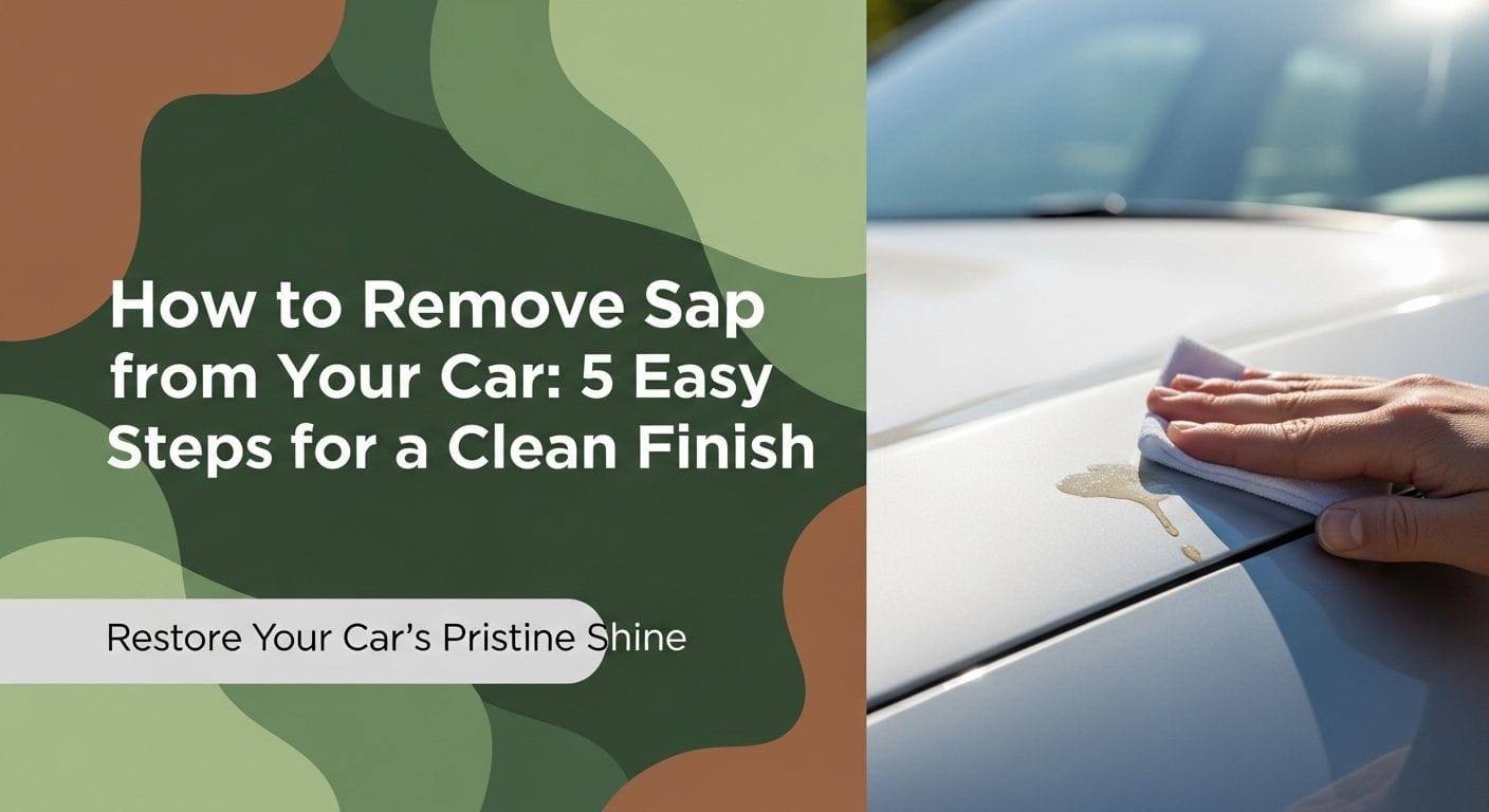 How to Remove Sap from Your Car: 5 Easy Steps for a Clean Finish