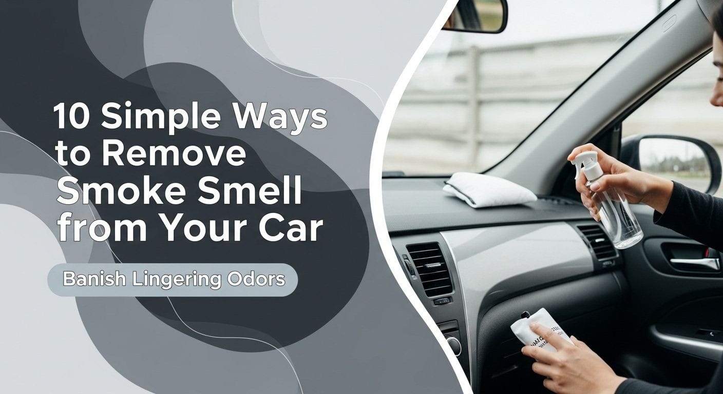 10 Simple Ways to Remove Smoke Smell from Your Car