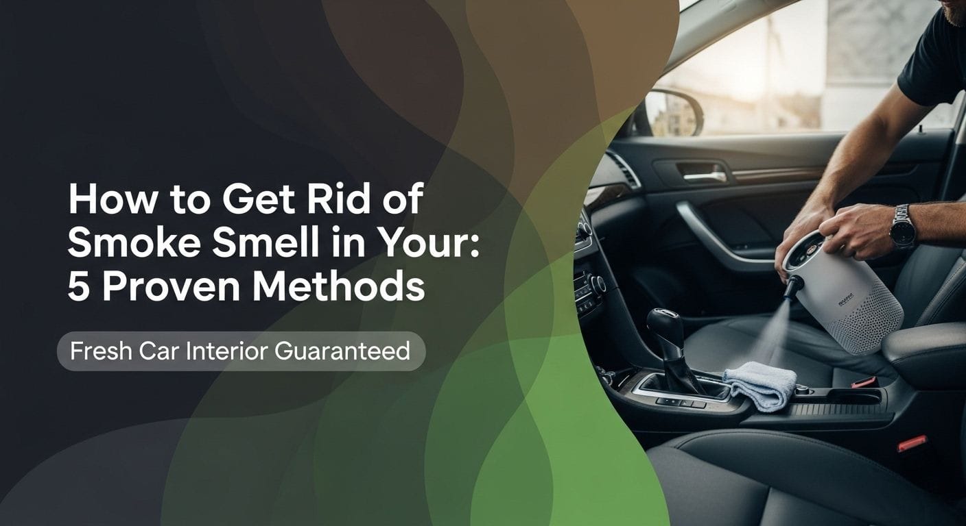 How to Get Rid of Smoke Smell in Your Car: 5 Proven Methods