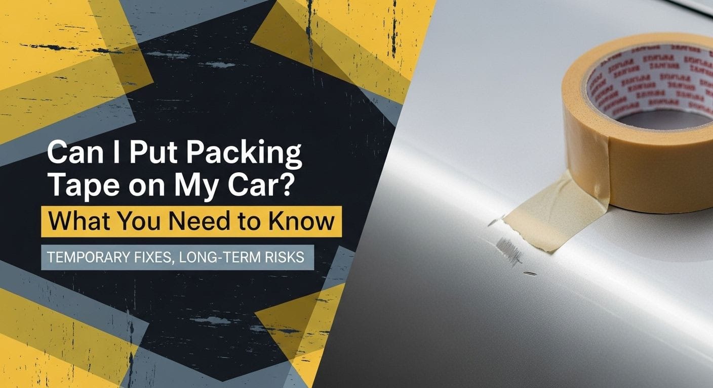 Can I Put Packing Tape on My Car? What You Need to Know