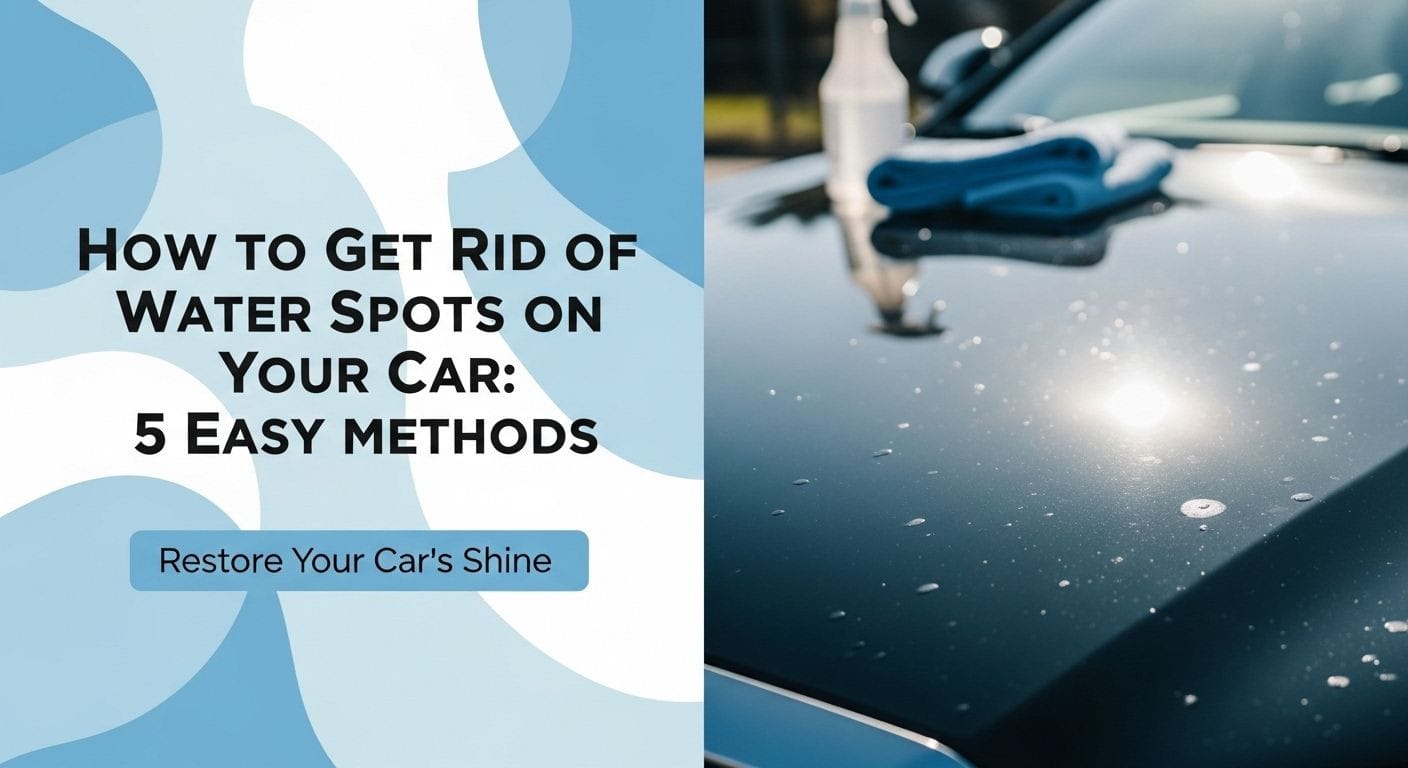 How to Get Rid of Water Spots on Your Car: 5 Easy Methods