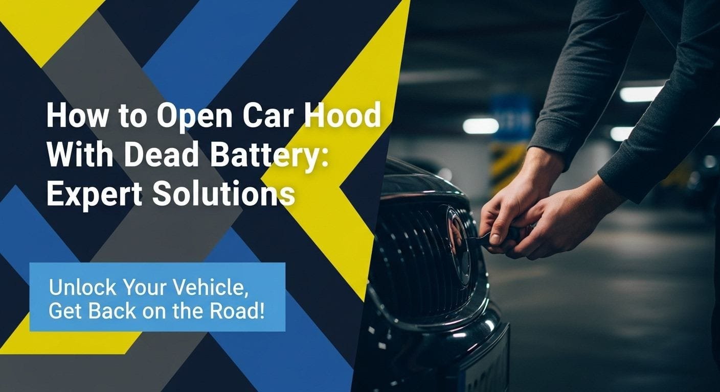 Replacing A Dead Battery In A Car With A Locked Hood