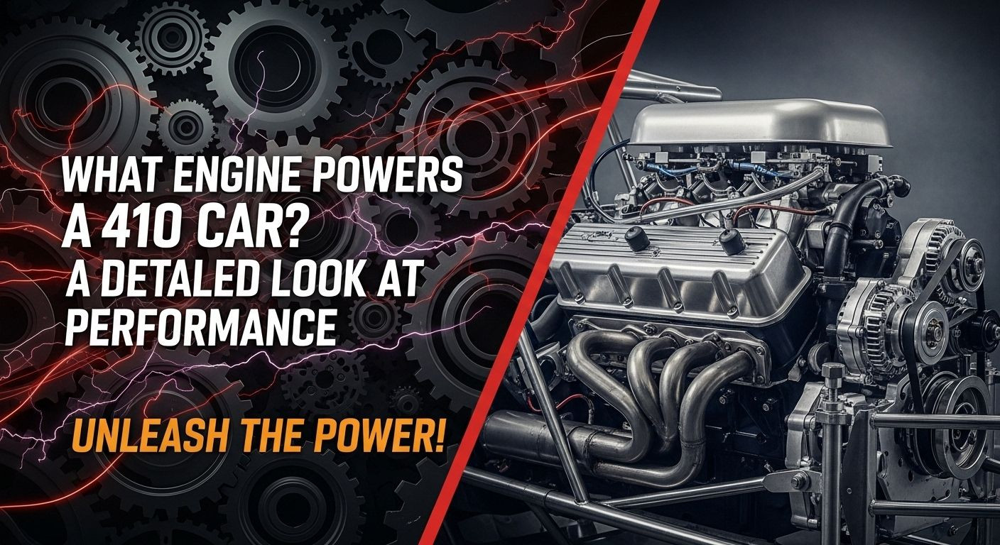 What Engine Powers a 410 Sprint Car? A Detailed Look at Performance