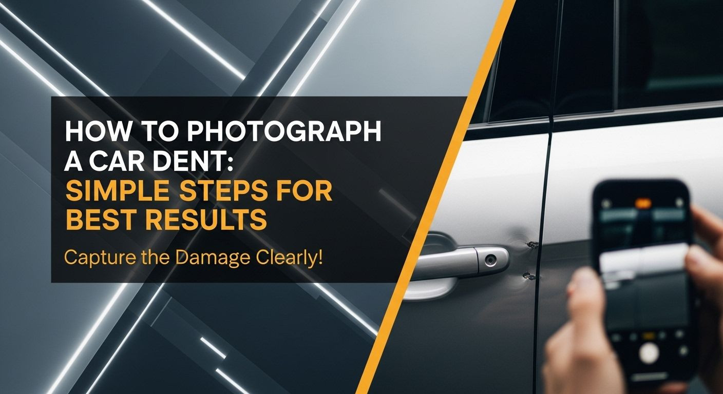 How to Photograph a Car Dent: Simple Steps for Best Results