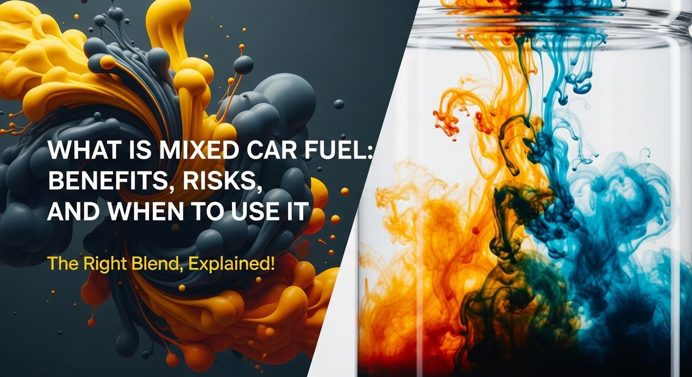 What Is Mixed Car Fuel: Benefits, Risks, and When to Use It