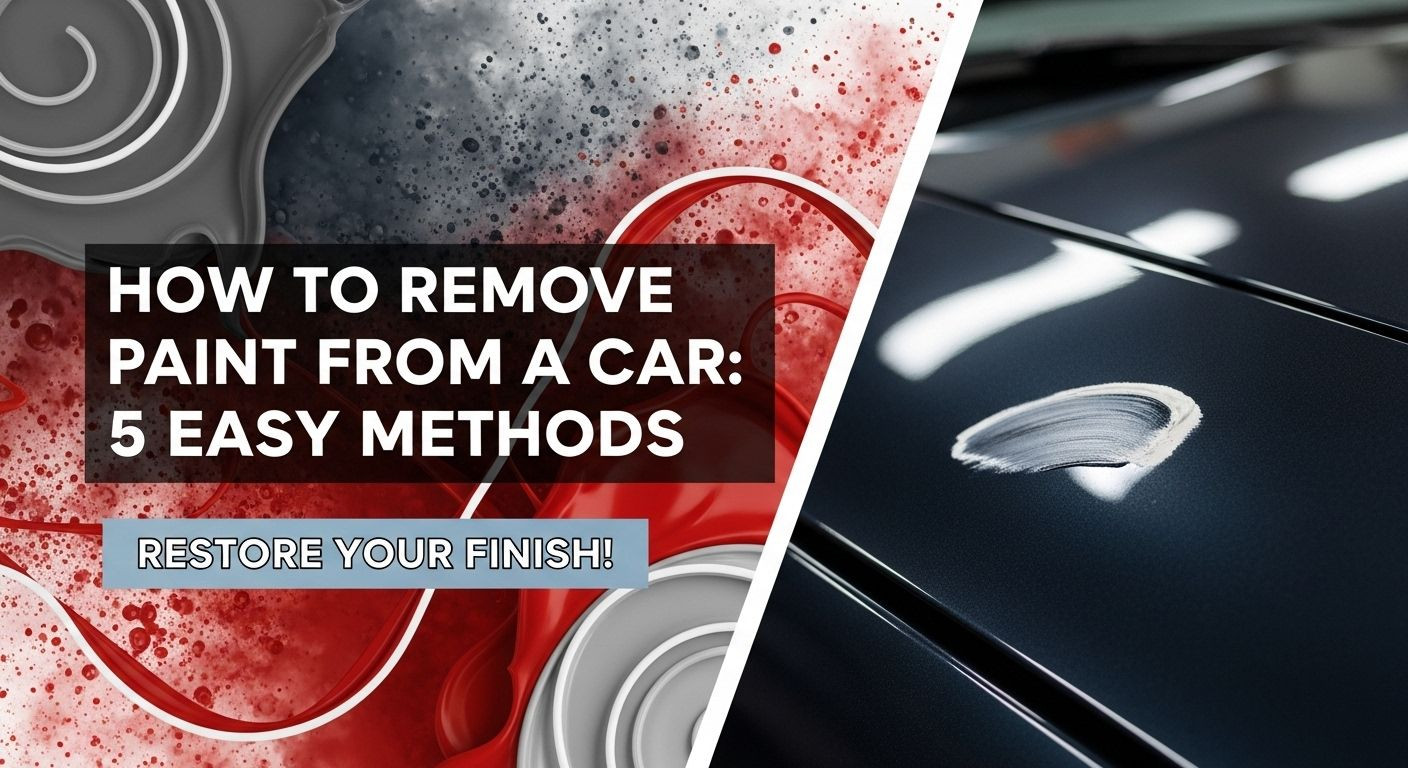 How to Remove Paint from a Car: 5 Easy Methods