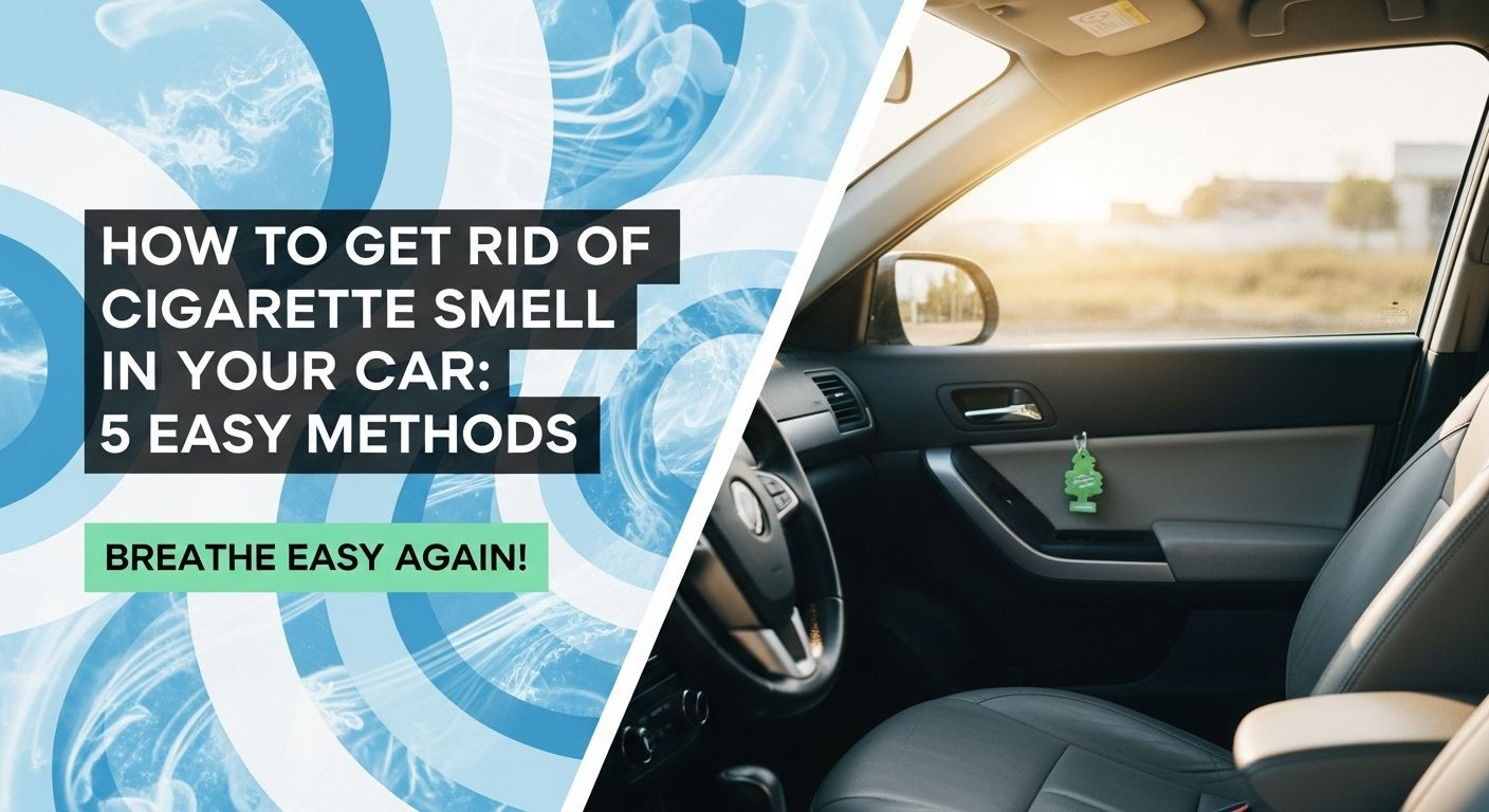 How to Get Rid of Cigarette Smell in Your Car: 5 Easy Methods