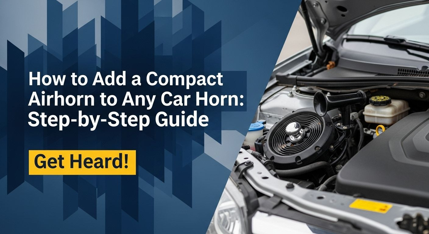 How to Add a Compact Airhorn to Any Car Horn: Step-by-Step Guide
