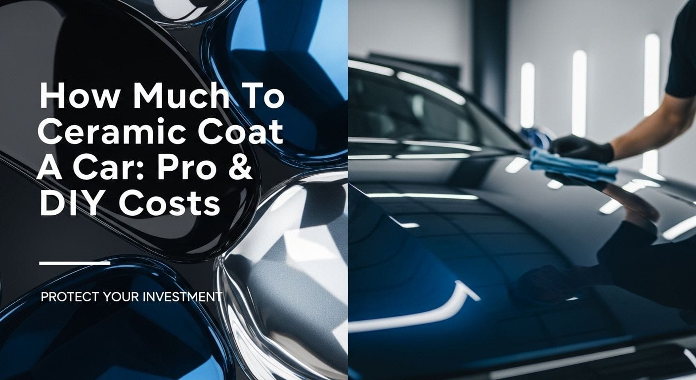 How Much To Ceramic Coat A Car: Pro & DIY Costs