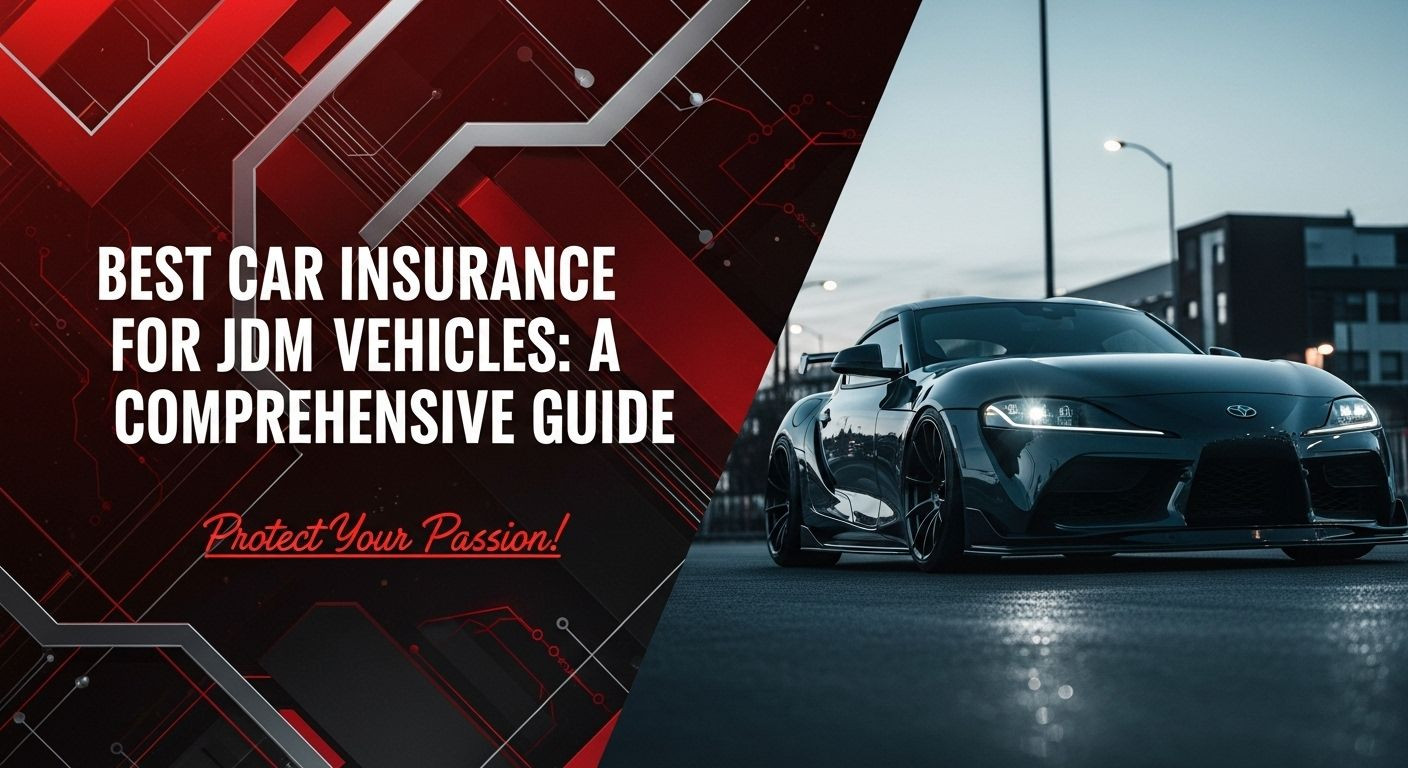 Best Car Insurance for JDM Vehicles: A Comprehensive Guide