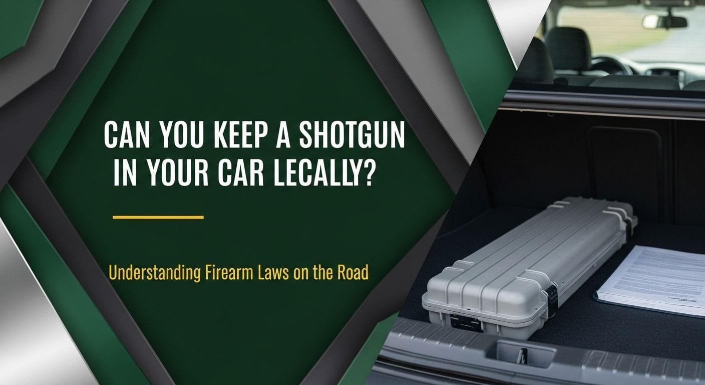 Can You Keep a Shotgun in Your Car Legally?