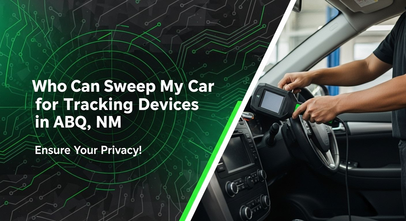 Who Can Sweep My Car for Tracking Devices in ABQ, NM