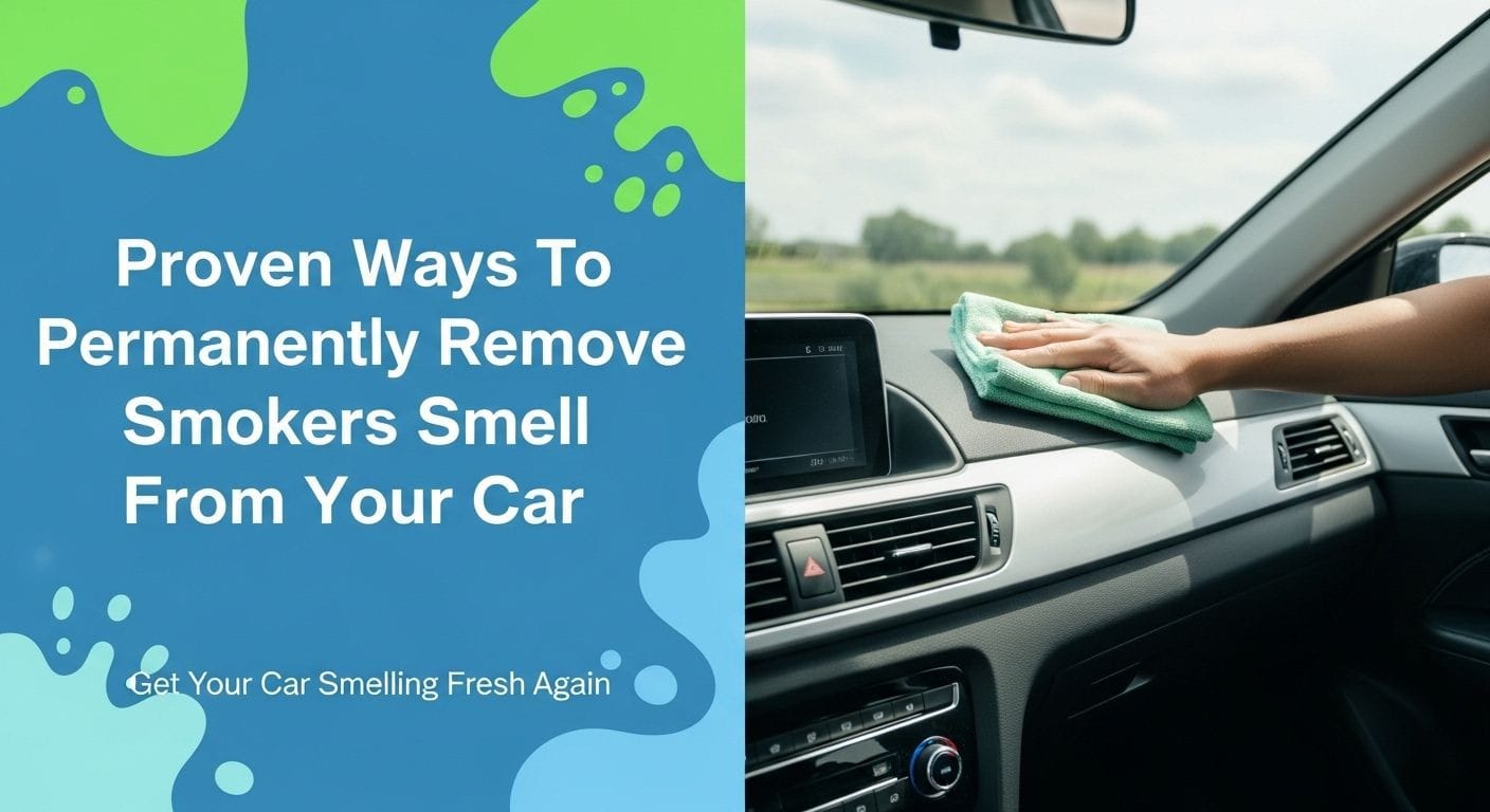 Proven Ways To Permanently Remove Smokers Smell From Your Car