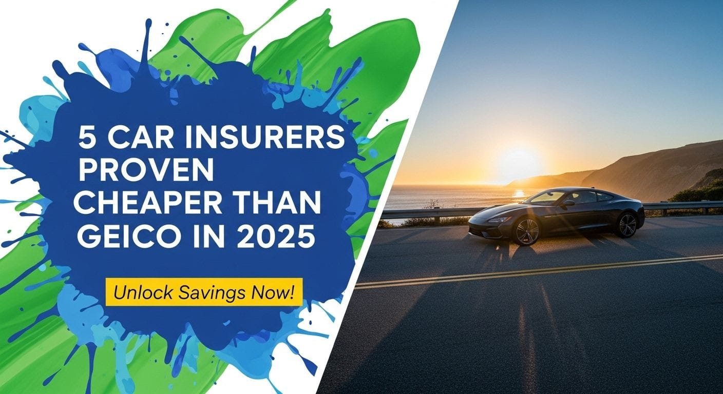 5 Car Insurers Proven Cheaper Than Geico in 2025