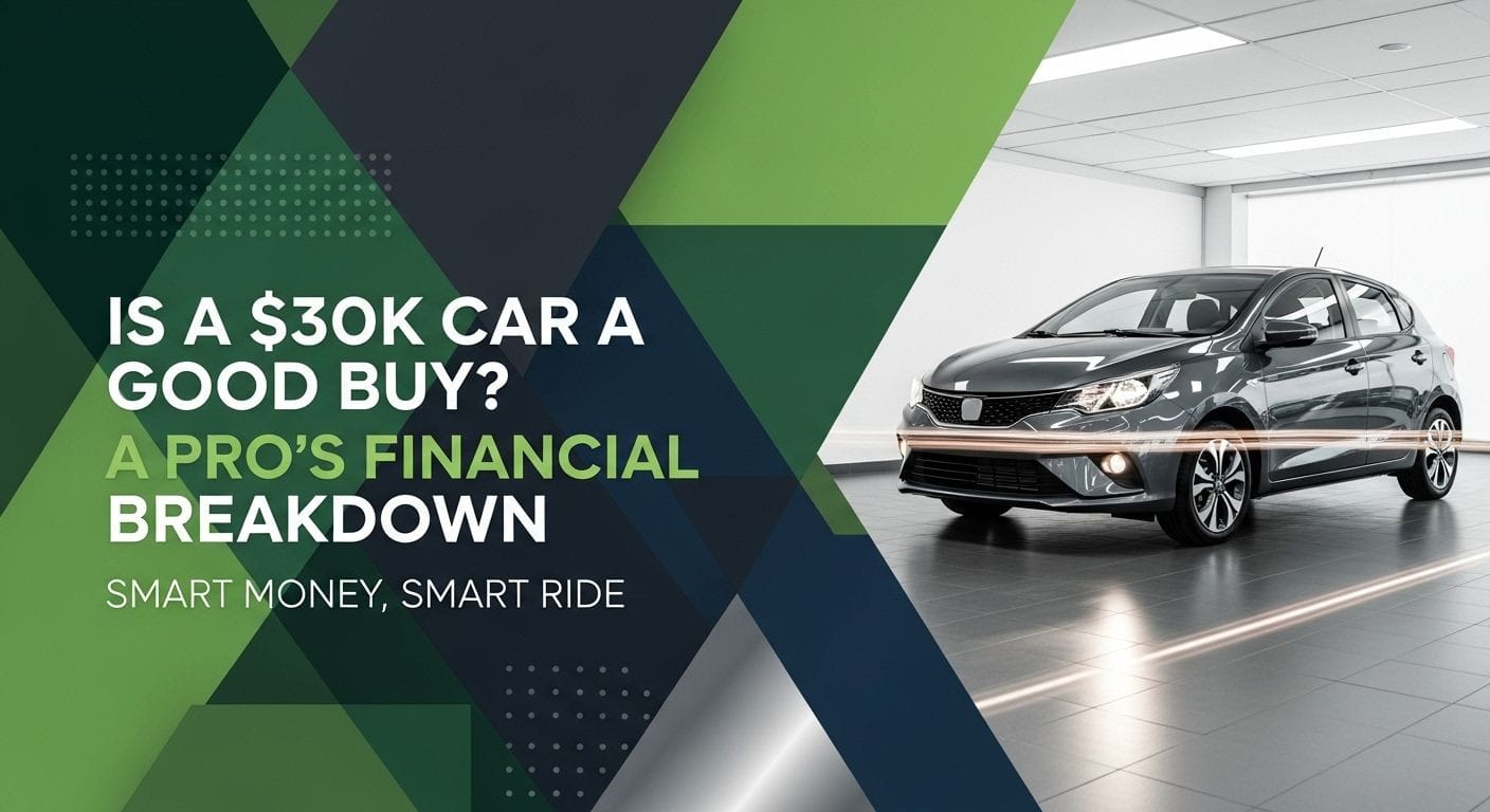 Is a $30k Car a Good Buy? A Pro's Financial Breakdown