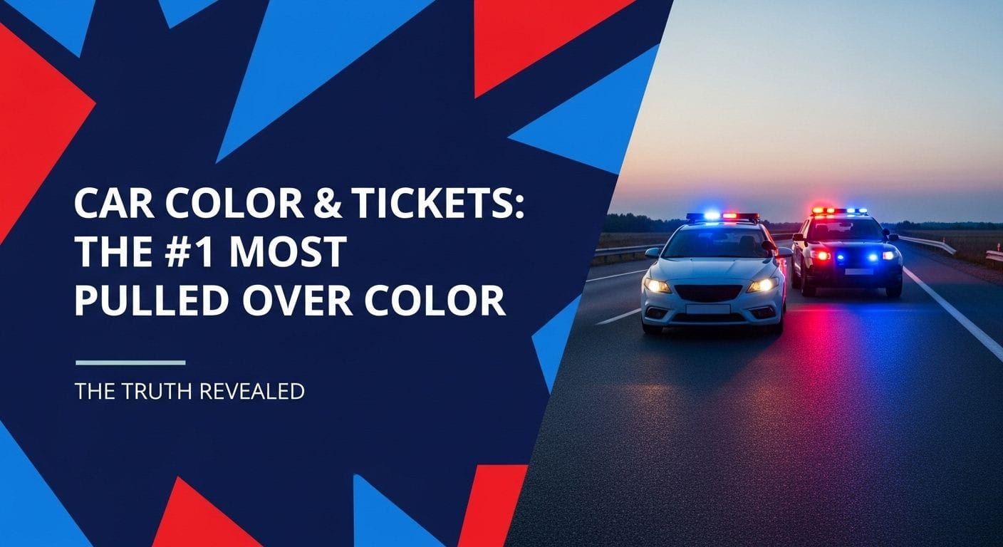 Car Color & Tickets: The #1 Most Pulled Over Color