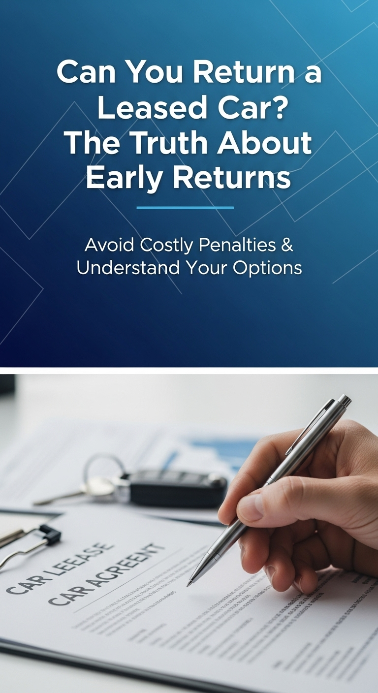 can you return a leased car within 30 days with a person looking stressed at a car lease contract