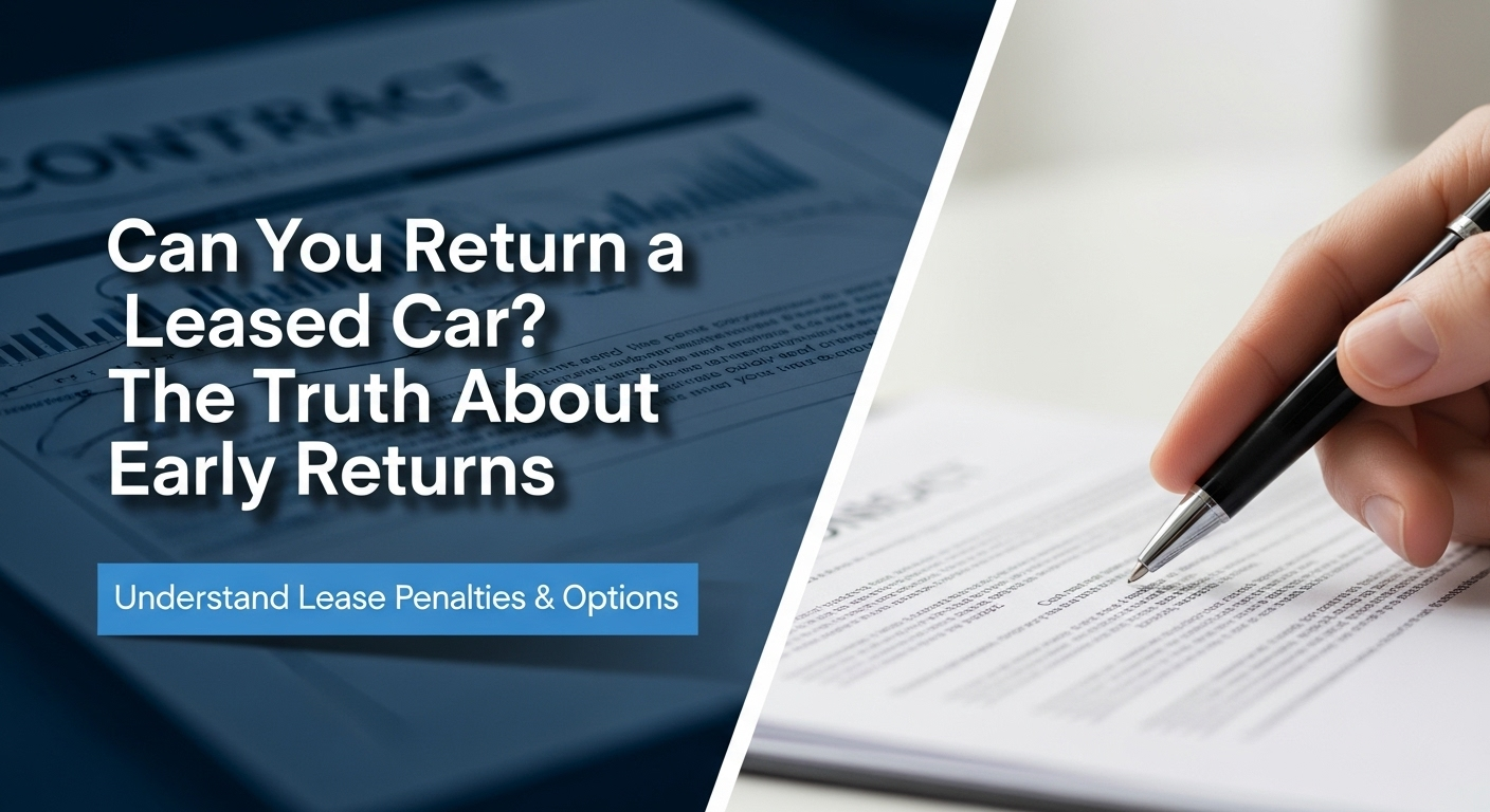 Can You Return a Leased Car? The Truth About Early Returns