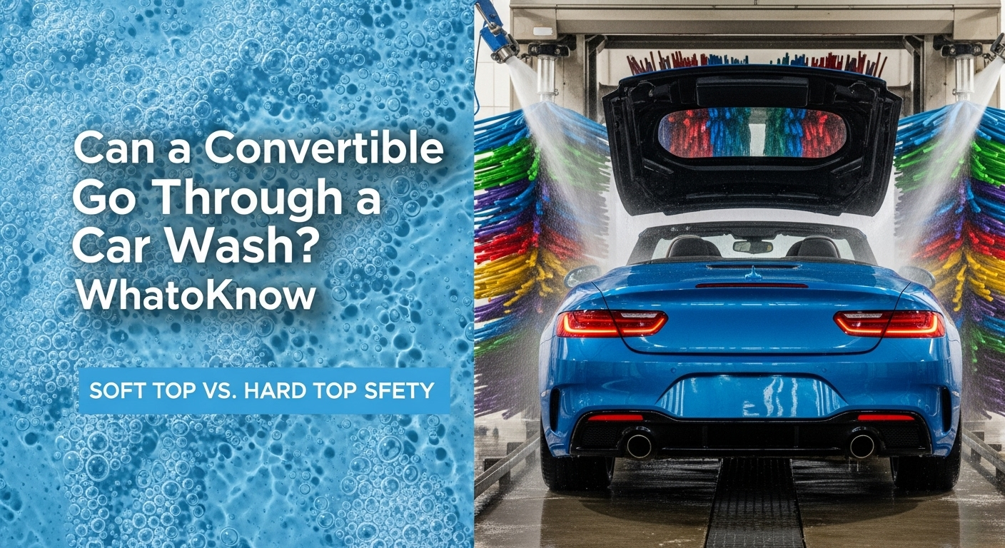 Can a Convertible Go Through a Car Wash? What to Know